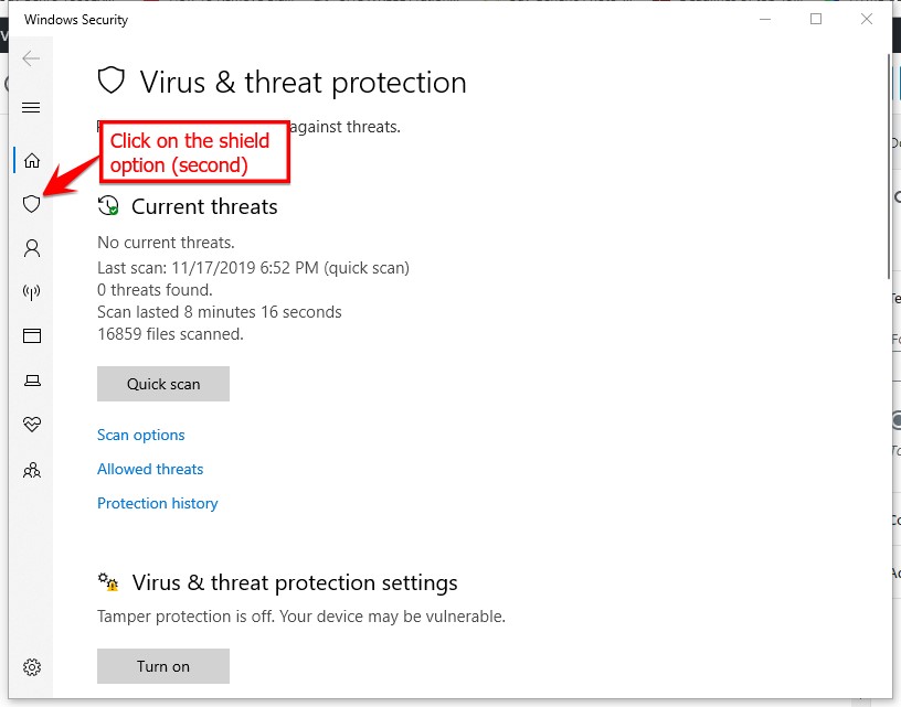 How To Turn Off Virus And Threat Protection In Windows 10